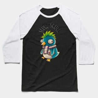 Holiday Christmas punk penguin Baseball T-Shirt